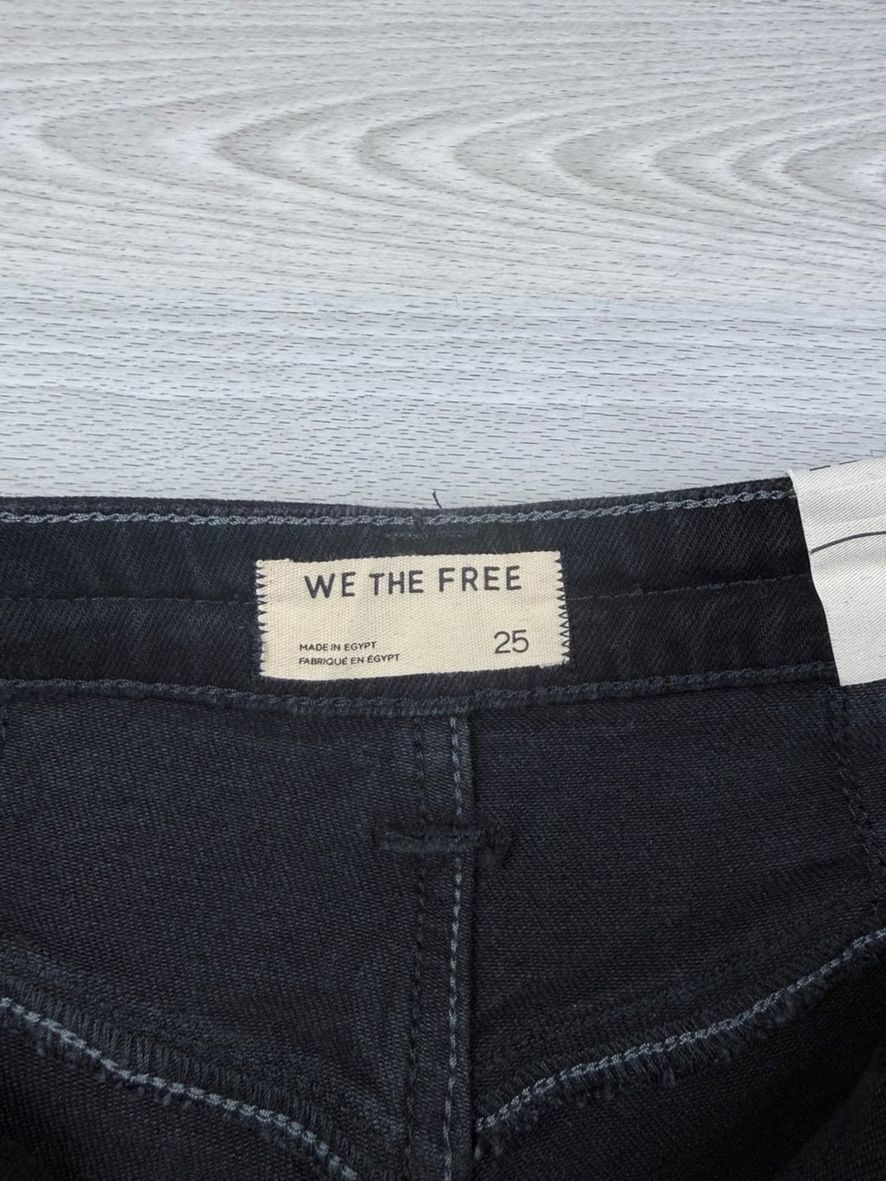 We The Free Kellee High Rise Palazzo Jeans Black Size 25 - Picture 14 of 17